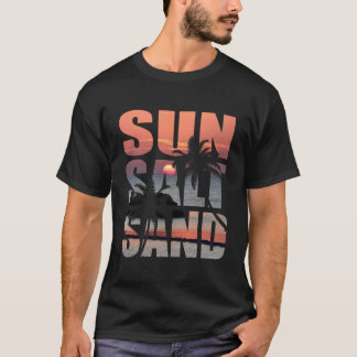 Araha Beach, Okinawa Sunset, Men's Basic T-Shirt