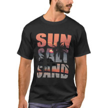 Araha Beach, Okinawa Sunset, T-Shirt de base pour 