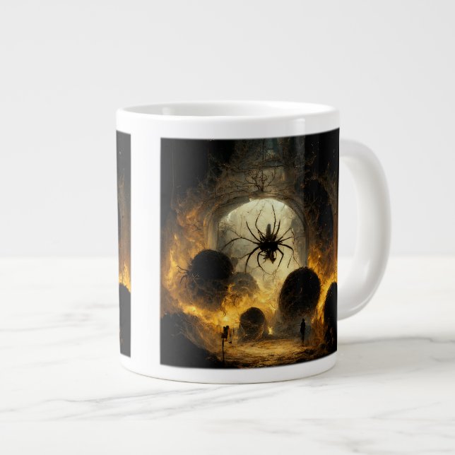 Araignée Apocalypse Jumbo Mug (Devant droit)