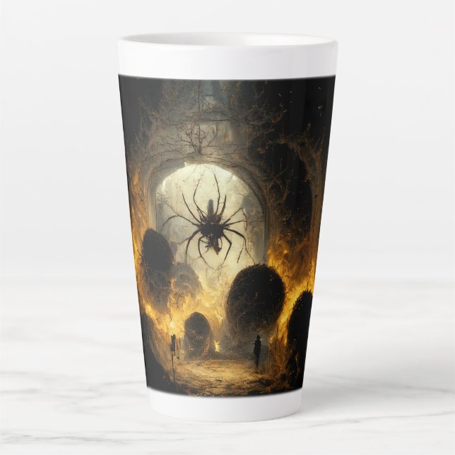 Araignée Apocalypse Latte Mug (Devant)