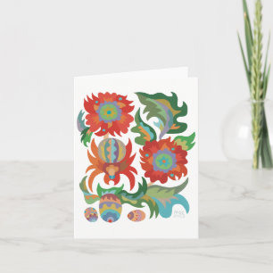 Araignée et fleurs Samchykivka