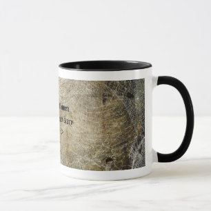 Araignées et mauvaises herbes Halloween mug