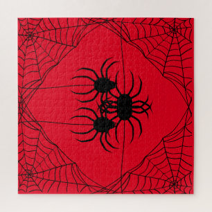 Araignées et puzzle Web, 676 pcs, Rouge