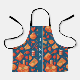 Arambourgiania Mosaic Colourful Custom Pattern Apron
