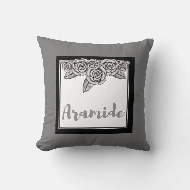 Aramide 16 by 16 throw pillow (Front)