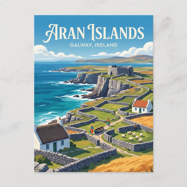 Aran Islands Ireland Postcard (Front)
