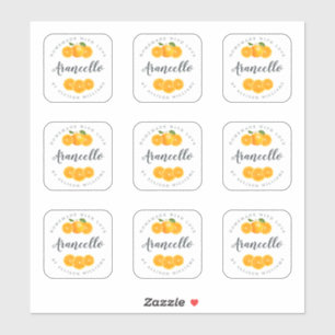 Arancello Mini Bottle Label – 2 inch Square 