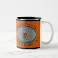 Araneus Orb Weaver Spider Halloween Mug