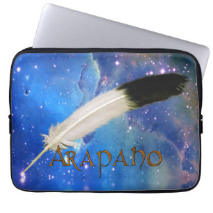 ARAPAHO Nation & Feather Outer-Space Laptop Sleeve