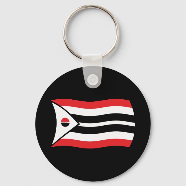 Arapaho Tribe Flag Keychain (Front)