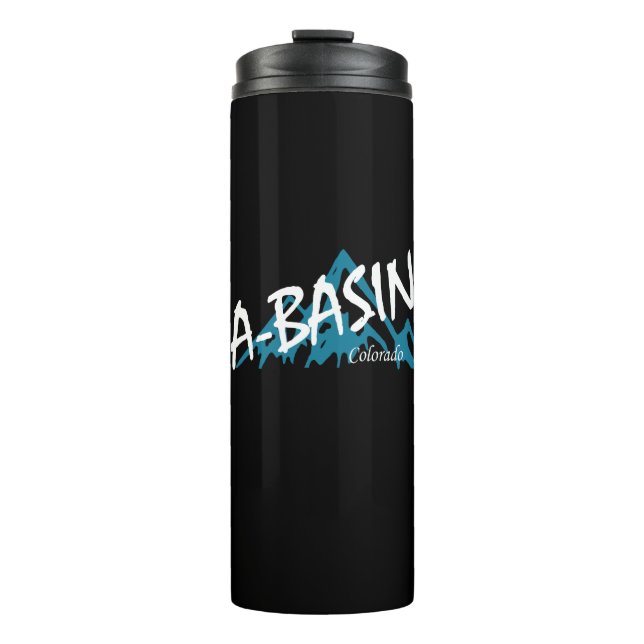 Arapahoe Basin Colorado Mountains Thermal Tumbler (Front)