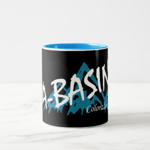 Arapahoe Basin Colorado Mountains Two-Tone Coffee Mug
