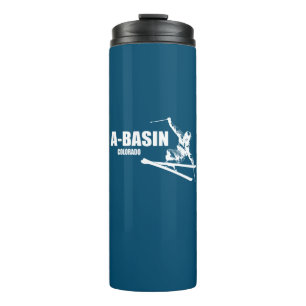 Arapahoe Basin Colorado Skier Thermal Tumbler