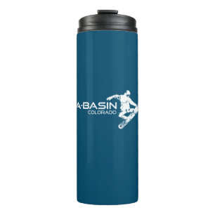 Arapahoe Basin Colorado Snowboarder Thermal Tumbler