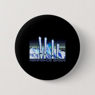 Arapahoe Sin Ski Accessories Retro Arapahoe Sin Sk 2 Inch Round Button