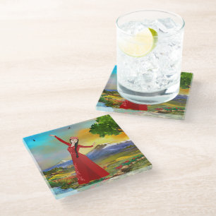 Ararat Dancer Glass Coaster