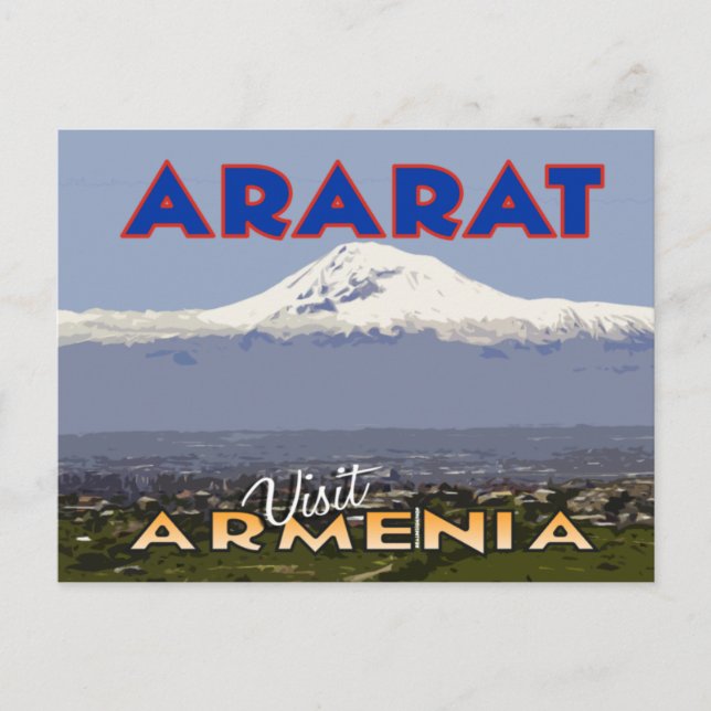 Ararat, Visit Armenia carte postale (Devant)