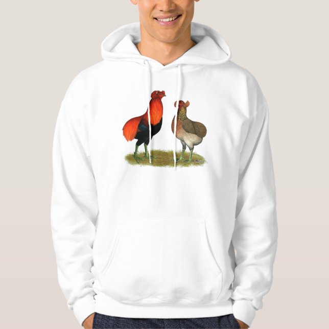Araucana Red Pair Hoodie (Front)