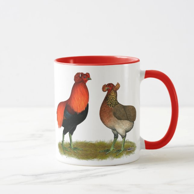 Araucana Red Pair Mug (Right)