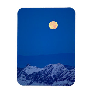 Aravis Mountains   Mont Blanc Range Magnet