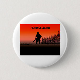 Arb Art Arborist Tree Surgeon Chainsaw Landscape 2 Inch Round Button