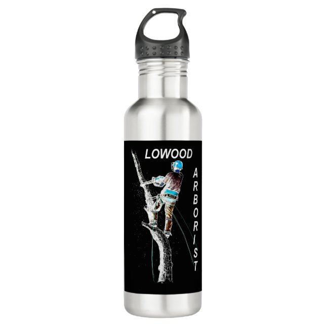 Arb Art Arborist Tree Surgeon Chainsaw  Landscape 710 Ml Water Bottle (Front)