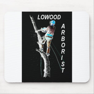 Arb Art Arborist Tree Surgeon Chainsaw Landscape Mouse Pad