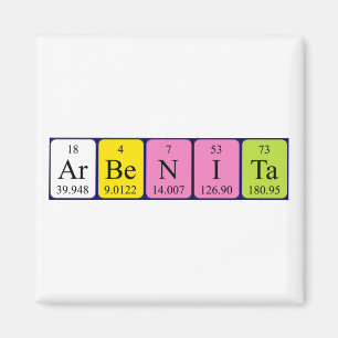 Arbenita nom de table périodique aimant