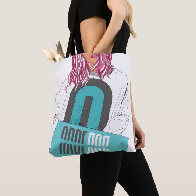 Arberor Brand All-Over-Print Tote Bag  (Close Up)