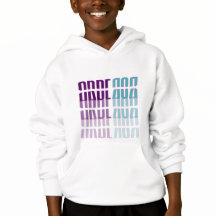 Arberor Kids Hoodie – Modern Gradient Block Logo 