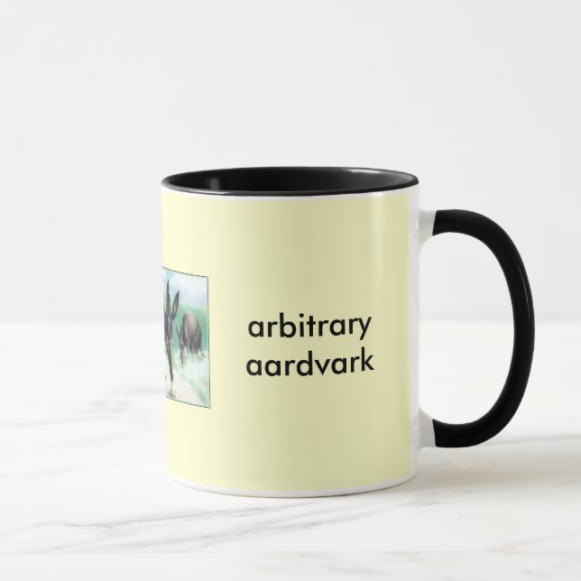 arbitrary aardvark mug (Right)