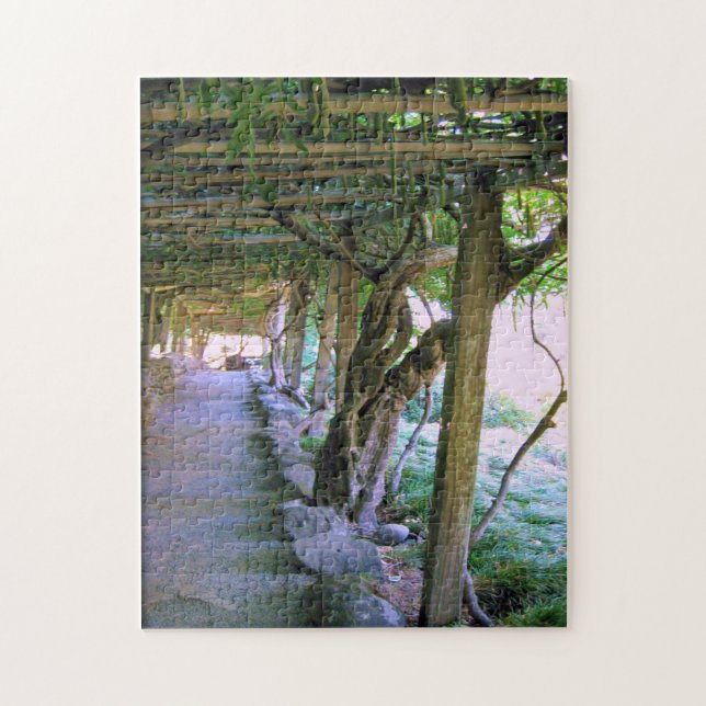 Arbor and Garden Pathway Jigsaw Puzzle (Vertical)