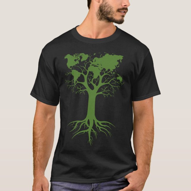 Arbor Day 2021 Earth Tree Planter Climate Change E T-Shirt (Front)