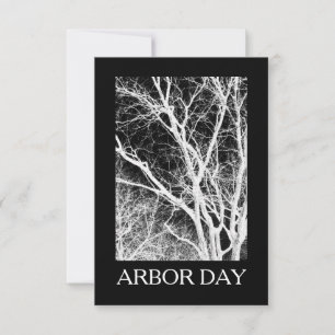 arbor day ghost tree invitation