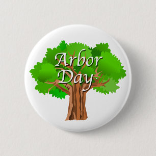 Arbor Day Holiday 2 Inch Round Button