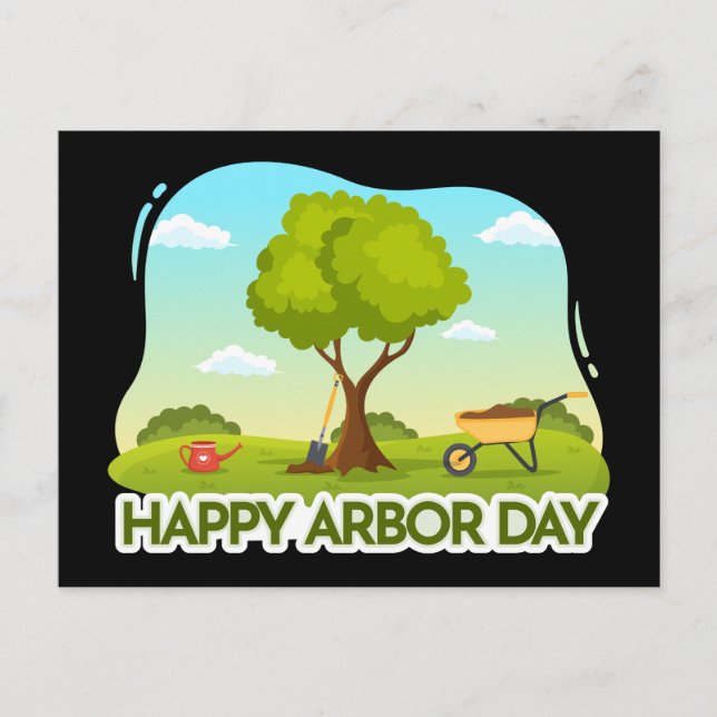 Arbor Day Postcard (Front)