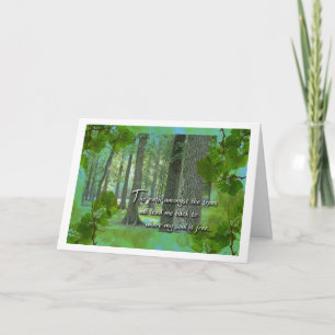 Arbor Day with Illinois Woods Photograph Card