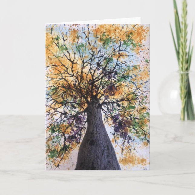 Arborescence d'origine sur carte blanche (Devant)