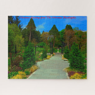 Arboretum Philadelphia. Christmas Greetings Jigsaw Puzzle