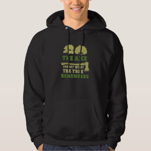 Arborist Axe Forgets Tree Remember Funny Tree Surg Hoodie