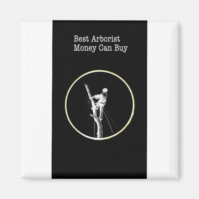 Arborist chainsaw tree surgeon magnet (Front)