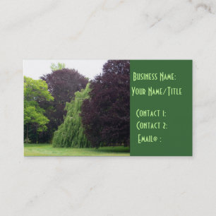 Arborist/Landscape of Trees Business Card