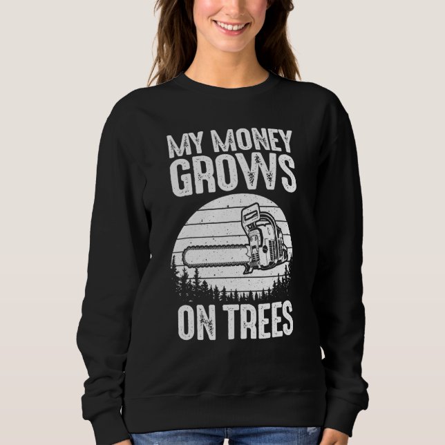 Arborist Logger Men Cool Tree Climber Lumberjack _ Sweatshirt (Front)