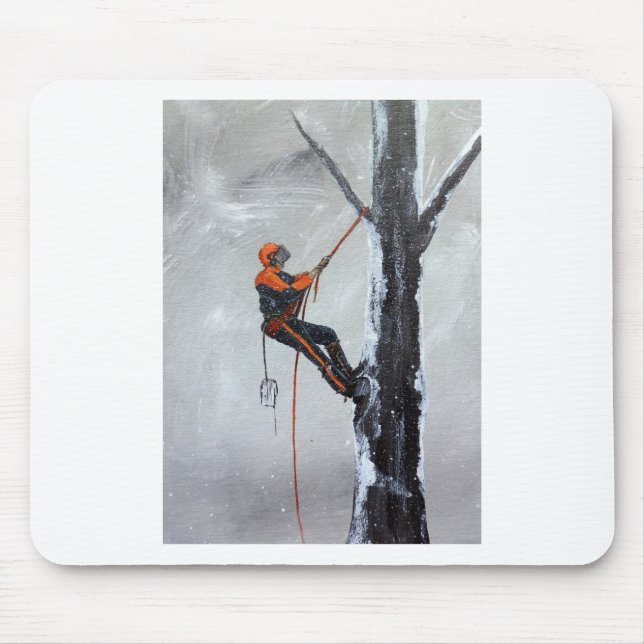 Arborist Long Haul Husqvarna Mouse Pad (Front)
