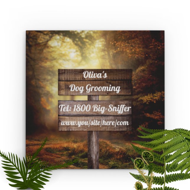 Arborist Tree Care Landscaper Square Business Card (Creator Uploaded)