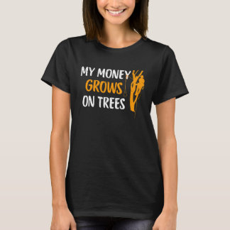 Arborist Tree Climber Logger Lumberjack  For Men T-Shirt