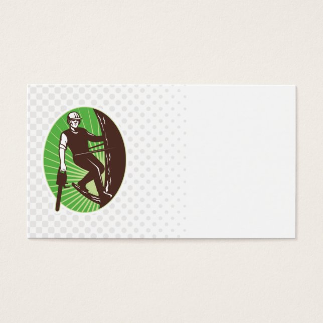 arborist tree surgeon agriculturist chainsaw (Front)