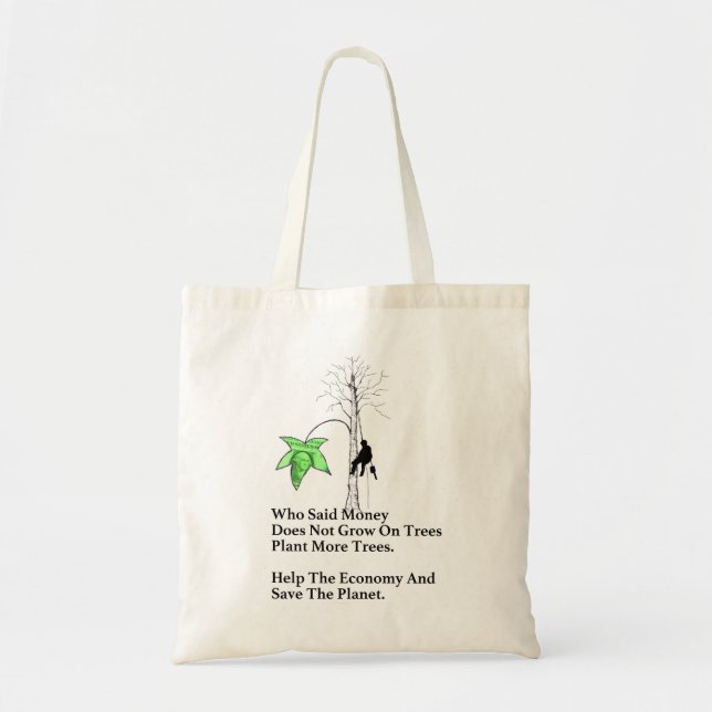 Arborist Tree Surgeon chainsaw gift. Tote Bag (Front)