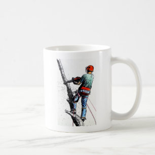Arborist Tree Surgeon christmas present xmas Coffee Mug