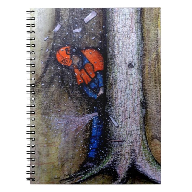 Arborist tree surgeon husqvarna notebook (Front)